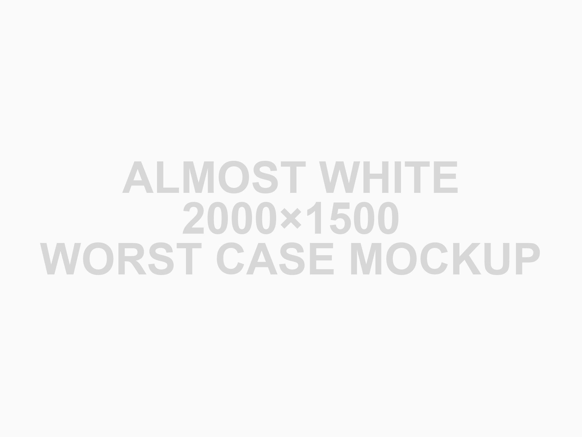 White Study (Barely There)